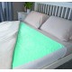 Alèse de lit réutilisable avec rabats