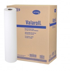 Draps d'examen VALAROLL 150 formats 2 plis blancs 50x38 x 12 Rlx