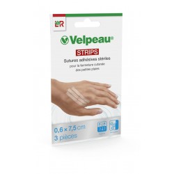 Sutures adhésives stériles VELPEAU® STRIP